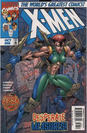 X-Men (2nd Series) 68 published by Marvel with cover art by Carlos Pacheco