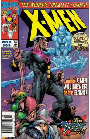 X-Men (2nd Series) 69 (Newsstand) published by Marvel with cover art by Carlos Pacheco