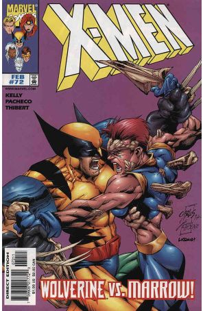 X-Men (2nd Series) 72 published by Marvel with cover art by Carlos Pacheco