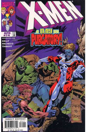 X-Men (2nd Series) 74 published by Marvel with cover art by Matt Broome