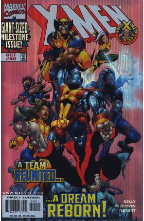 X-Men (2nd Series) 80A published by Marvel with cover art by Salvador Larroca
