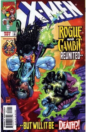 X-Men (2nd Series) 81 published by Marvel with cover art by Adam Kubert