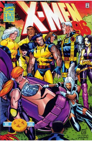 X-Men (2nd Series) Annual 1996 (Newsstand) published by Marvel with cover art by Bernard Chang