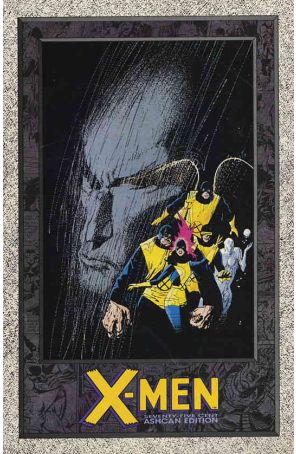X-Men (2nd Series) Ashcan 1 (Newsstand) published by Marvel with cover art by Bill Sienkiewicz