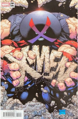 X-Men (7th Series) 34E published by Marvel with cover art by Will Robson