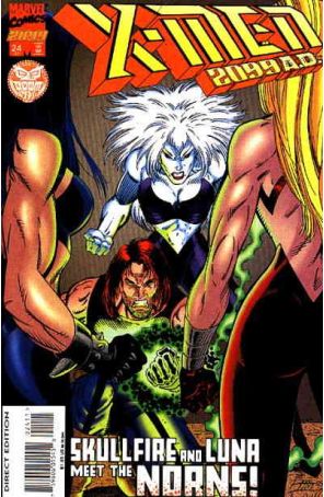 X-Men 2099 24 published by Marvel with cover art by Ron Lim