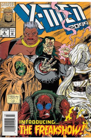 X-Men 2099 6 (Newsstand) published by Marvel with cover art by Ron Lim