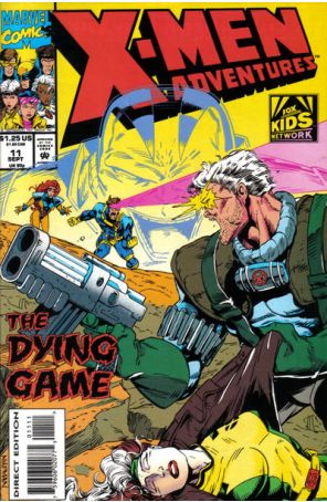 X-Men Adventures (Vol. 1) 11 published by Marvel with cover art by Andrew Wildman