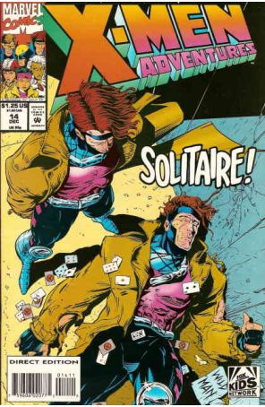X-Men Adventures (Vol. 1) 14 published by Marvel with cover art by Andrew Wildman