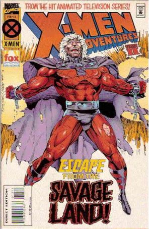 X-Men Adventures (Vol. 2) 13 published by Marvel with cover art by John Hebert