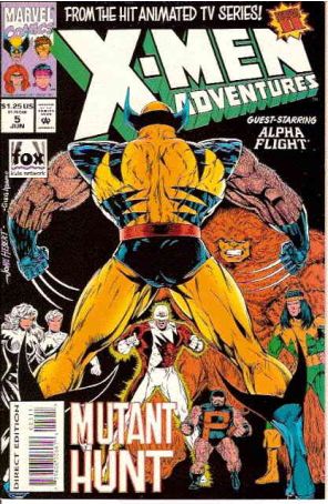 X-Men Adventures (Vol. 2) 5 published by Marvel with cover art by John Hebert