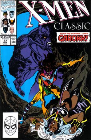 X-Men Classic 53 published by Marvel with cover art by Andy Kubert