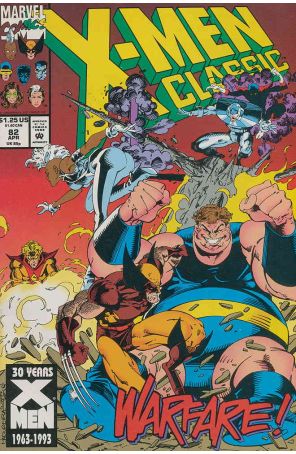 X-Men Classic 82 published by Marvel with cover art by Joe Madureira
