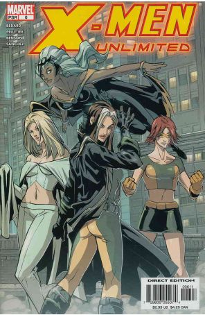 X-Men Unlimited (2nd Series) 6 published by Marvel with cover art by Patrick Lee