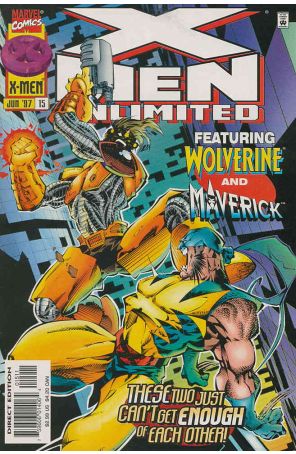X-Men Unlimited 15 published by Marvel with cover art by Duncan Rouleau