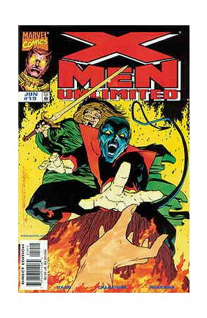 X-Men Unlimited 19 published by Marvel with cover art by Jim Calafiore