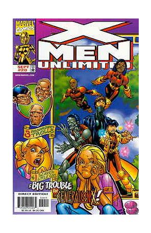 X-Men Unlimited 20 published by Marvel with cover art by Alé Garza