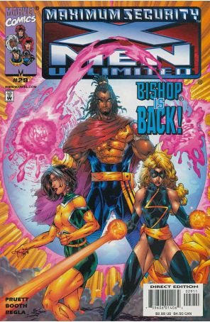 X-Men Unlimited 29 published by Marvel with cover art by Brett Booth
