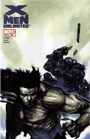 X-Men Unlimited 50 published by Marvel with cover art by Katsuya Terada