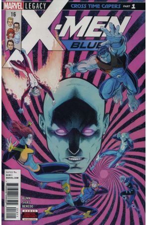 X-Men: Blue 16 published by Marvel with cover art by Arthur Adams