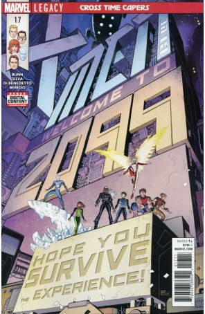 X-Men: Blue 17 published by Marvel with cover art by Arthur Adams