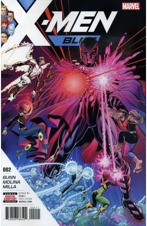 X-Men: Blue 2 published by Marvel with cover art by Arthur Adams