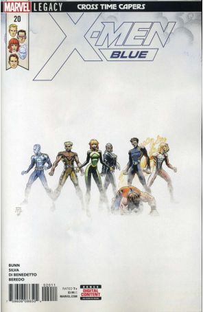 X-Men: Blue 20 published by Marvel with cover art by Arthur Adams