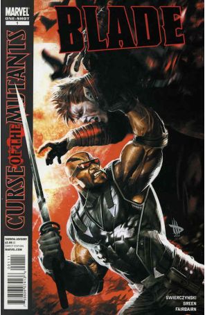 X-Men: Curse of the Mutants - Blade 1 published by Marvel with cover art by Dave Wilkins