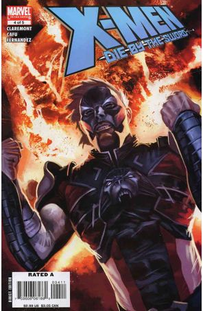 X-Men: Die by the Sword 4 published by Marvel with cover art by Jelena Kevic-Djurdjevic