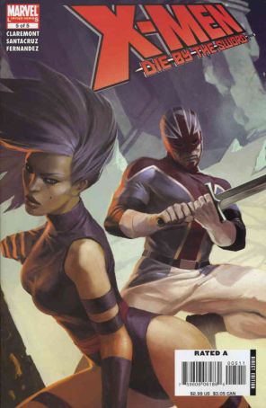 X-Men: Die by the Sword 5 published by Marvel with cover art by Jelena Kevic-Djurdjevic