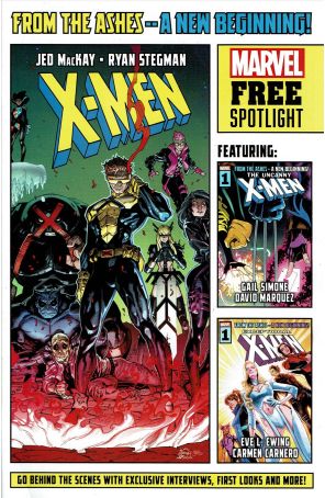 X-Men: From the Ashes Sampler 1 published by Marvel