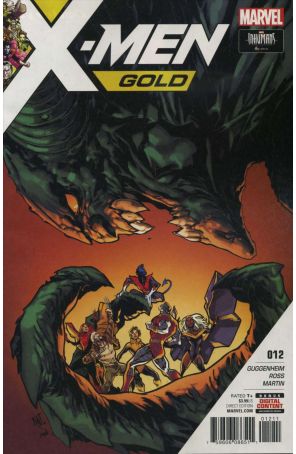 X-Men: Gold (2nd Series) 12 published by Marvel with cover art by Ken Lashley