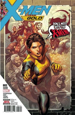 X-Men: Gold (2nd Series) 3 (2nd) published by Marvel with cover art by Ardian Syaf and Jay Leisten