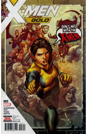 X-Men: Gold (2nd Series) 3 published by Marvel with cover art by Ardian Syaf
