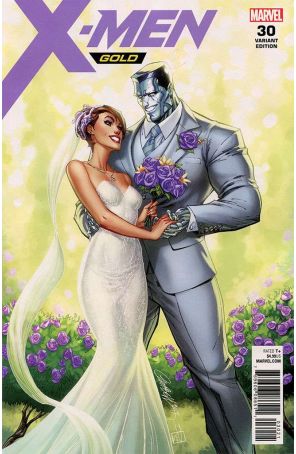X-Men: Gold (2nd Series) 30D published by Marvel with cover art by J. Scott Campbell
