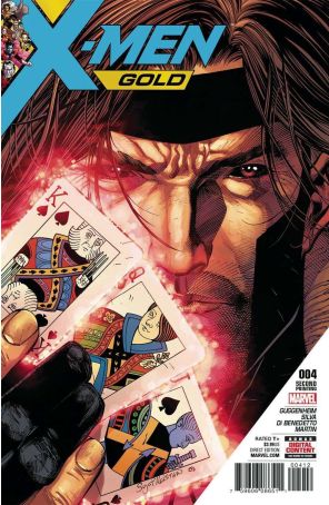 X-Men: Gold (2nd Series) 4 (2nd) published by Marvel with cover art by Ardian Syaf and Jay Leisten
