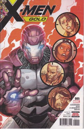 X-Men: Gold (2nd Series) 5 published by Marvel with cover art by Ardian Syaf