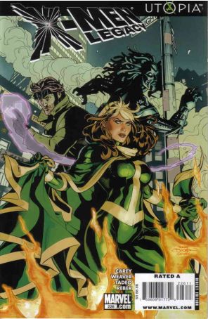X-Men: Legacy 226 published by Marvel with cover art by Terry Dodson