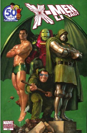 X-Men: Legacy 245A published by Marvel with cover art by Paolo Rivera