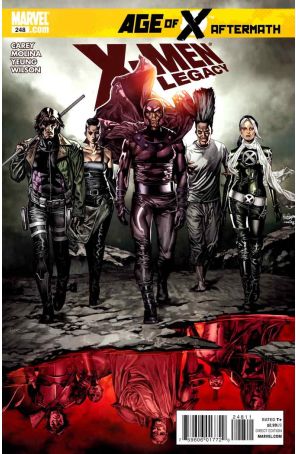 X-Men: Legacy 248 published by Marvel with cover art by Mico Suayan