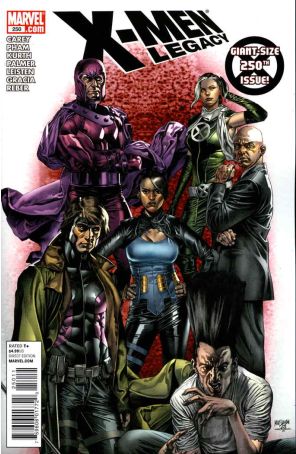 X-Men: Legacy 250 published by Marvel with cover art by Mico Suayan