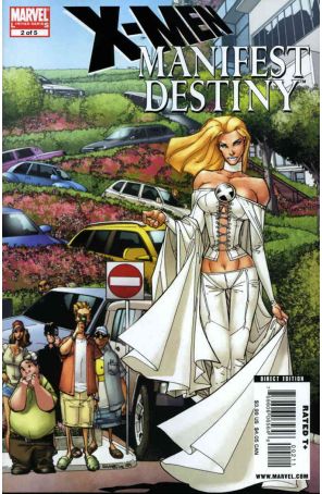 X-Men: Manifest Destiny 2 published by Marvel with cover art by Humberto Ramos