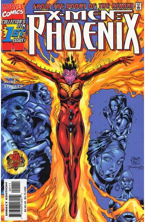X-Men: Phoenix 1 published by Marvel with cover art by Pascal Alixe