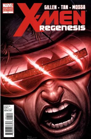 X-Men: Regenesis 1A published by Marvel with cover art by Morry Hallowell