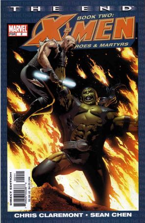 X-Men: The End (Vol. 2) 2 published by Marvel with cover art by Greg Land