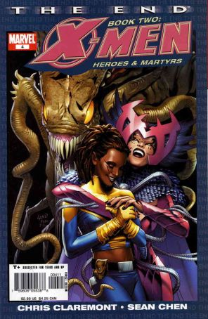 X-Men: The End (Vol. 2) 4 published by Marvel with cover art by Greg Land