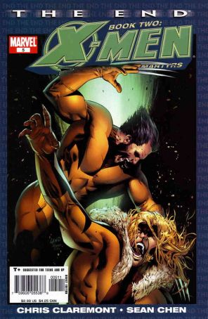 X-Men: The End (Vol. 2) 5 published by Marvel with cover art by Greg Land