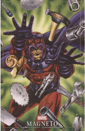 X-Men: The Trial of Magneto 3D published by Marvel with cover art by Joe Jusko