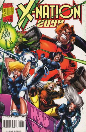 X-Nation 2099 2 published by Marvel with cover art by Humberto Ramos