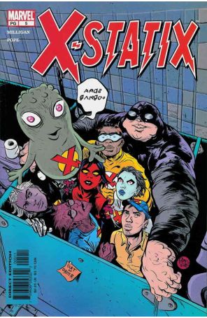X-Statix 5 published by Marvel with cover art by Paul Pope